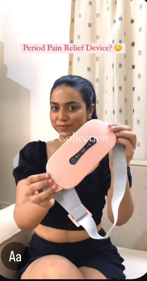 Heating Pad Period Menstrual Cramp Relieve Therapy Vibration Massager Heating Belt - Uai Collection