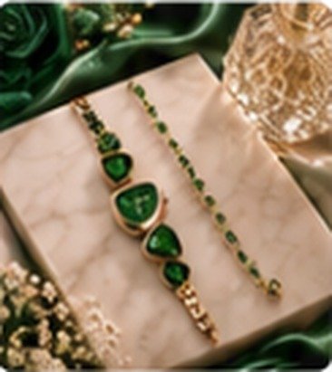 Emerald Charm Bracelet