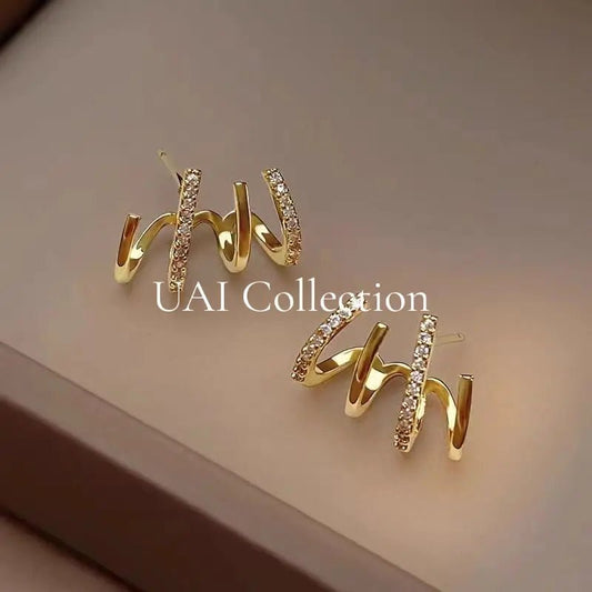 Elegant Hoop Earrings - Uai Collection