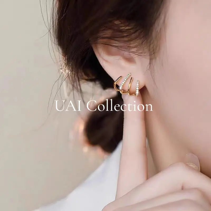 Elegant Hoop Earrings - Uai Collection