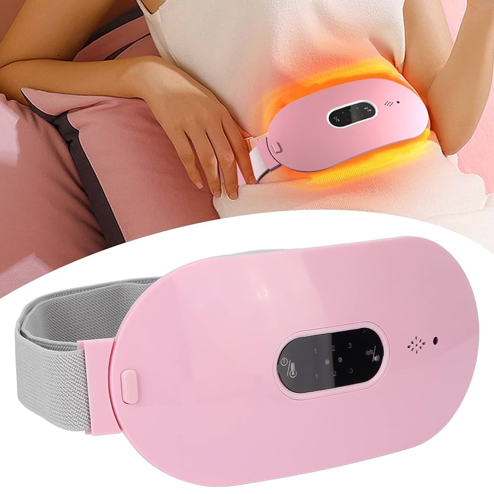 Heating Pad Period Menstrual Cramp Relieve Therapy Vibration Massager Heating Belt - Uai Collection