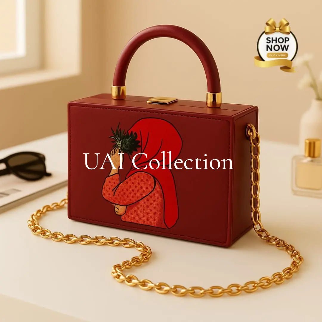 Hijab Unique Frame Cross Body Bag for Girls - Uai Collection