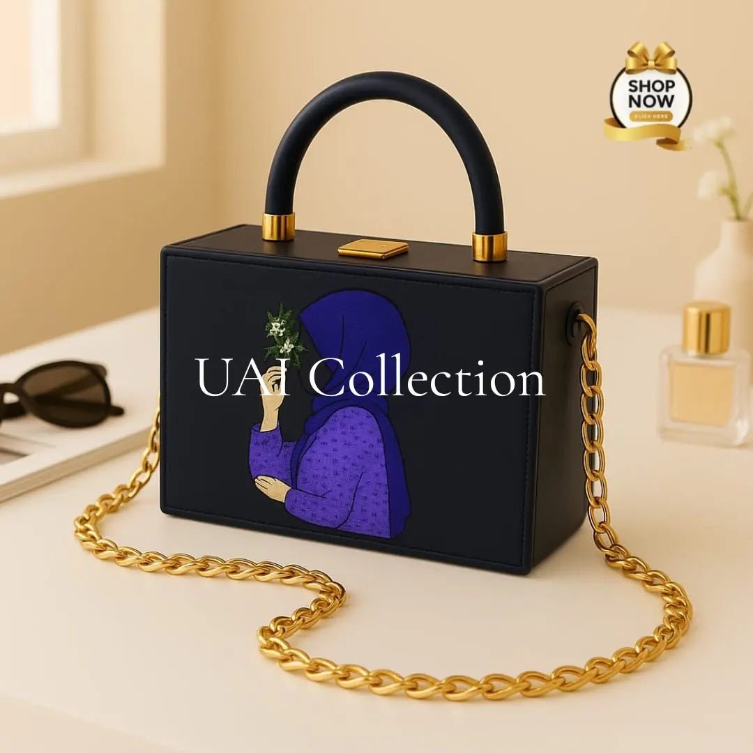 Hijab Unique Frame Cross Body Bag for Girls - Uai Collection