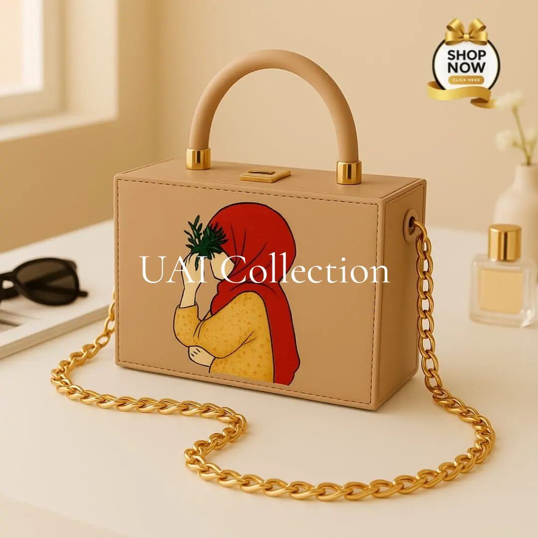 Hijab Unique Frame Cross Body Bag for Girls - Uai Collection