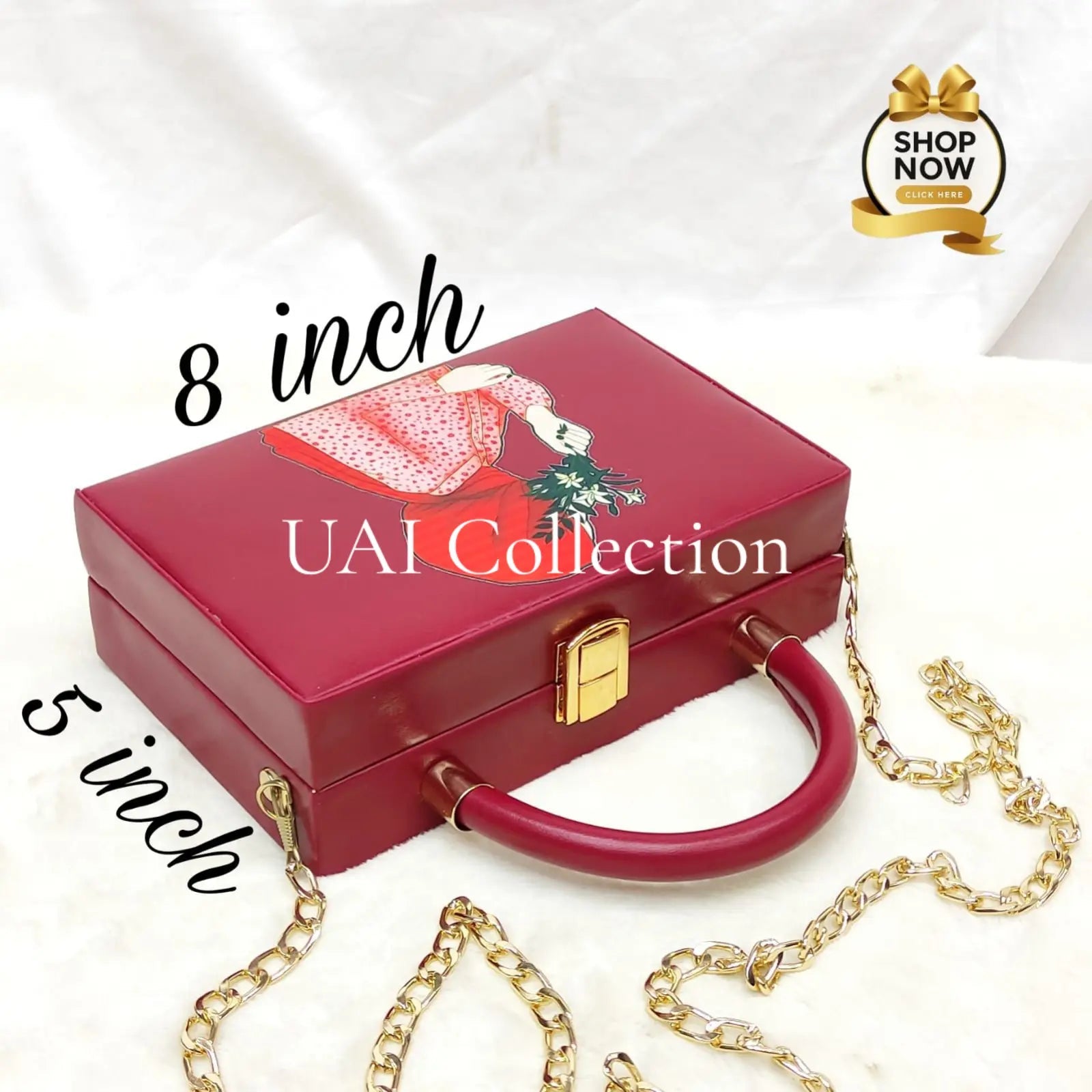 Hijab Unique Frame Cross Body Bag for Girls - Uai Collection