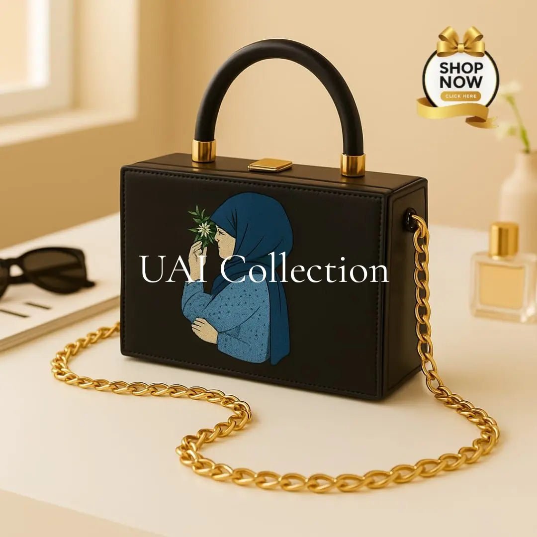 Hijab Unique Frame Cross Body Bag for Girls - Uai Collection