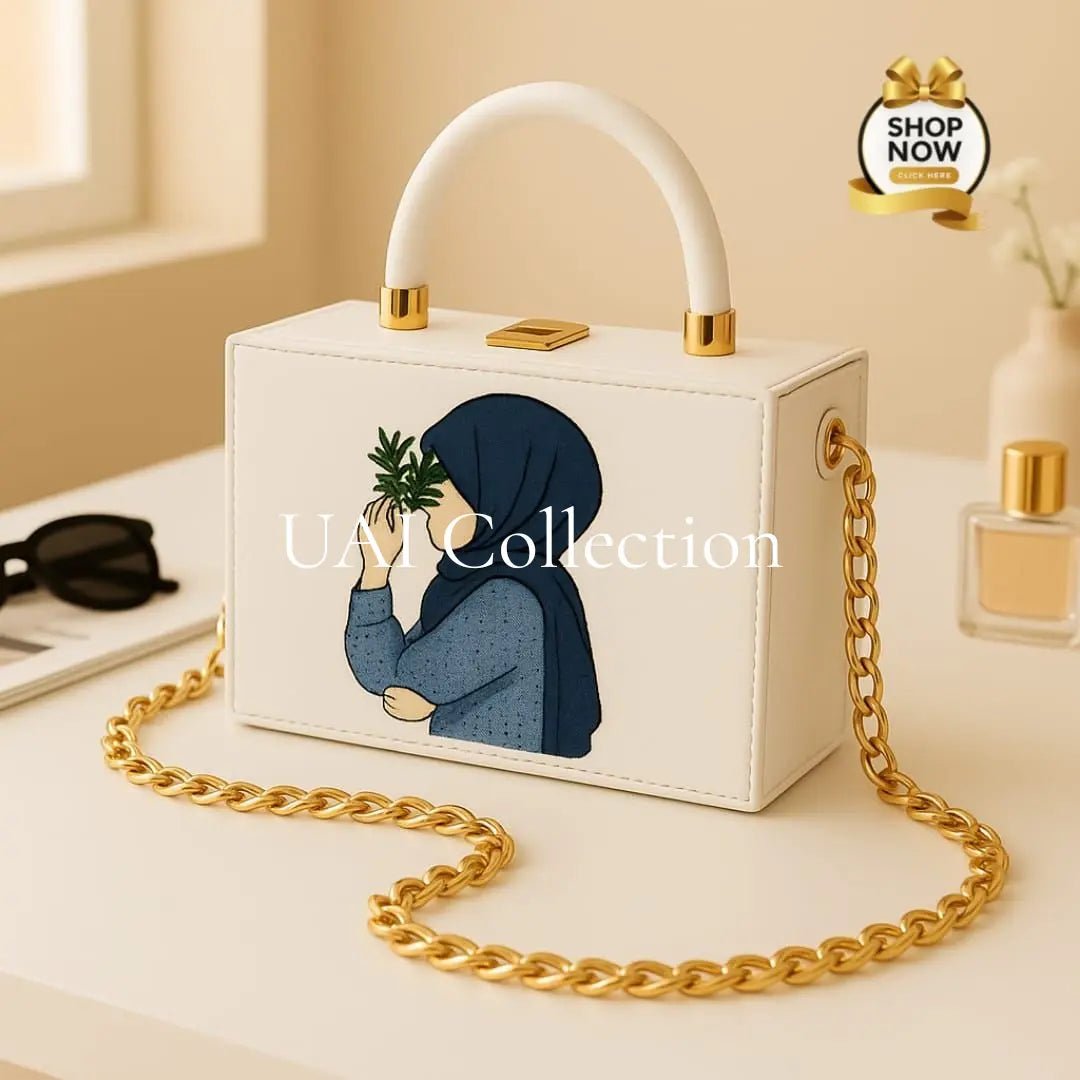 Hijab Unique Frame Cross Body Bag for Girls - Uai Collection