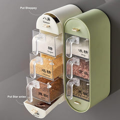 Wall Mounted Spice Box With Handle