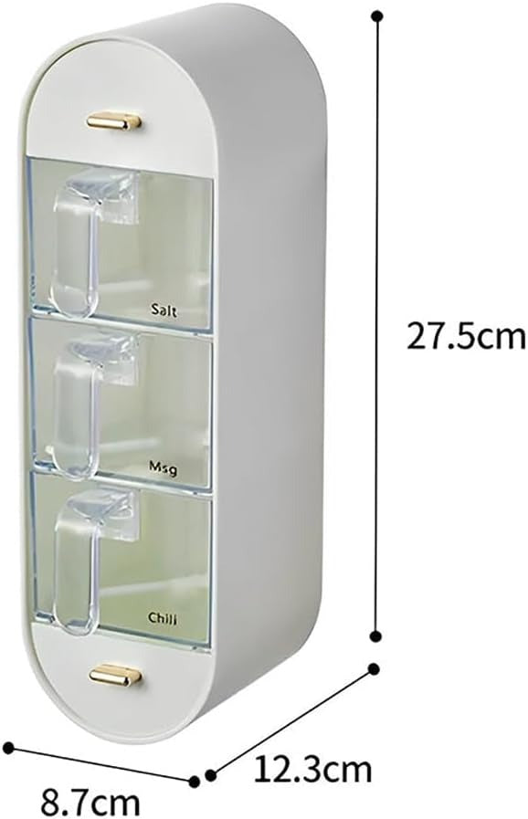 Wall Mounted Spice Box With Handle