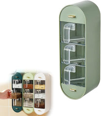 Wall Mounted Spice Box With Handle