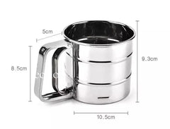 Durable Food Grade Rust Resistant Flour Strainer Sifter Multi Funational