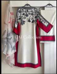 Lulusar most trending article 3 piece is now available in silk fabric