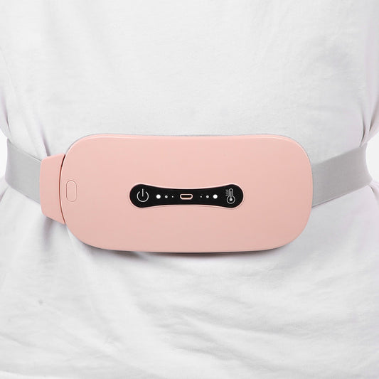 Heating Pad Period Menstrual Cramp Relieve Therapy Vibration Massager Heating Belt