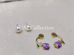 Flower Pearl Studs