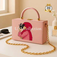 Hijab Unique Frame Cross Body Bag for Girls