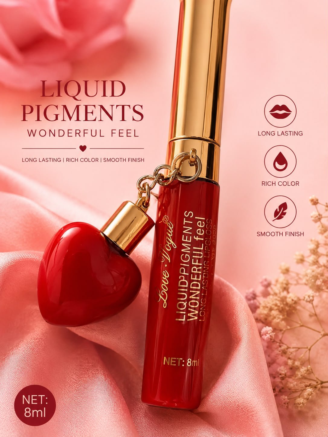 Love Vogue Lip Liquid Pigment Matte Lip Gloss - view 3