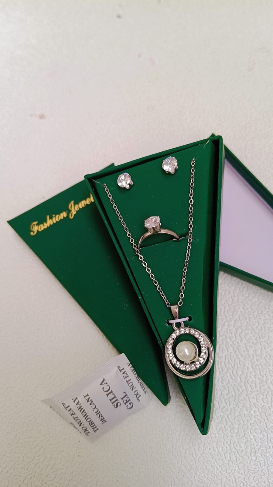 Pearl Jewelry Set for Women With Box